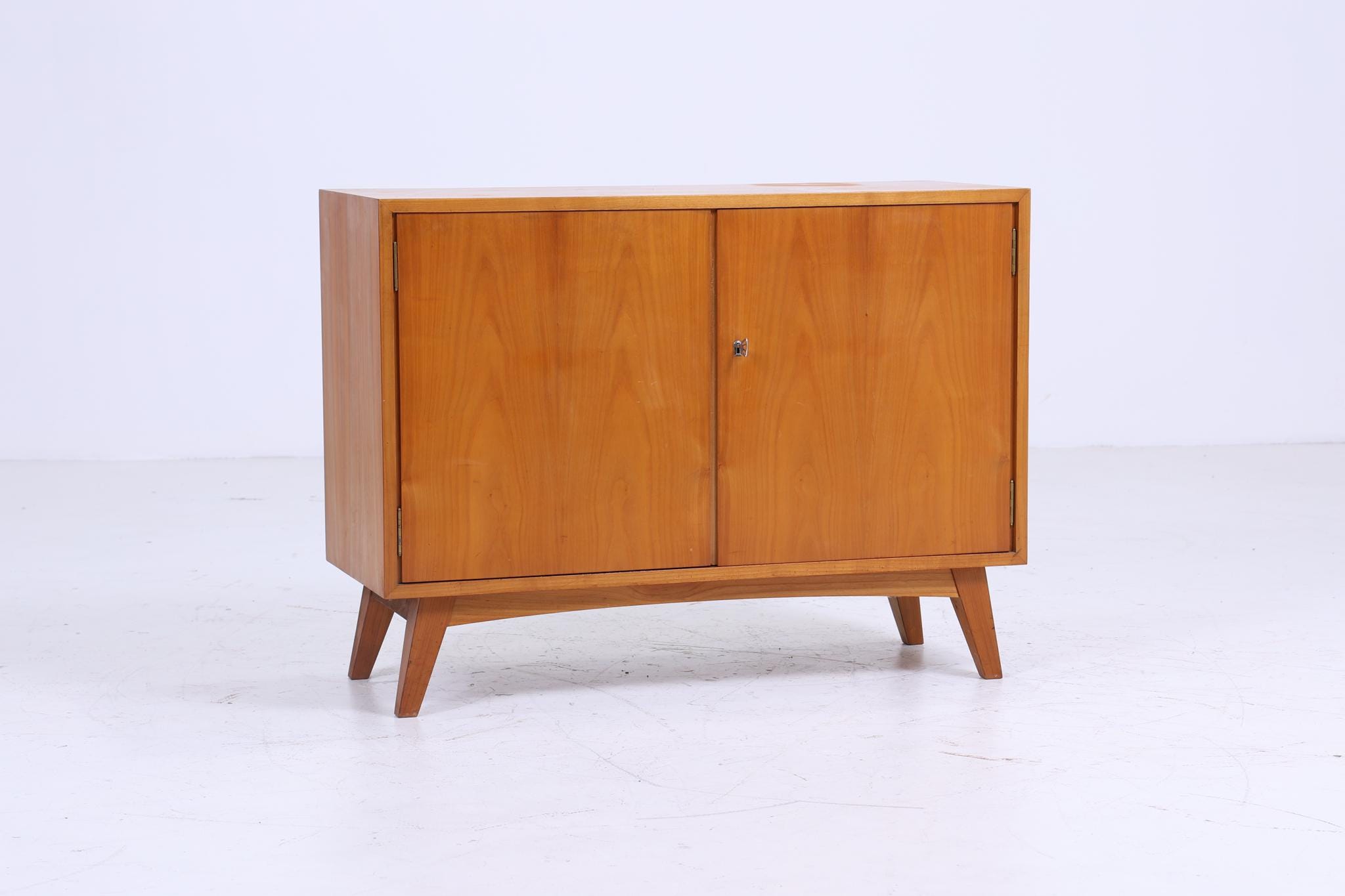 Klassische Vintage Kommode 60er | Mid Century Schrank | Retro Holz Aufbewahrung