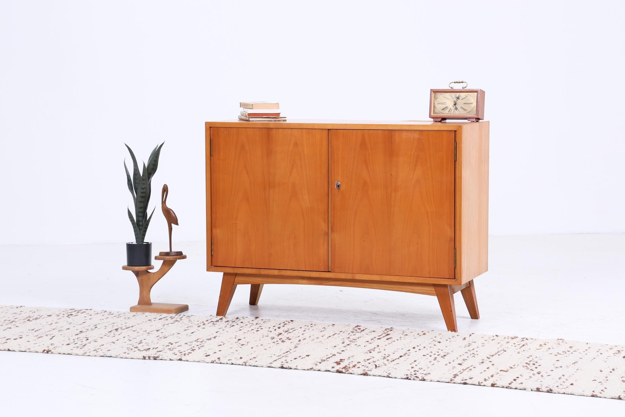 Klassische Vintage Kommode 60er | Mid Century Schrank | Retro Holz Aufbewahrung