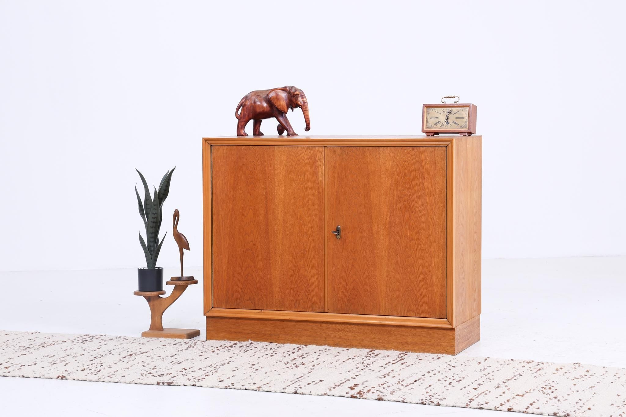 Vintage Kommode aus den 60er Jahre | Mid Century Schrank Retro | Aufbewahrung Eiche Holz