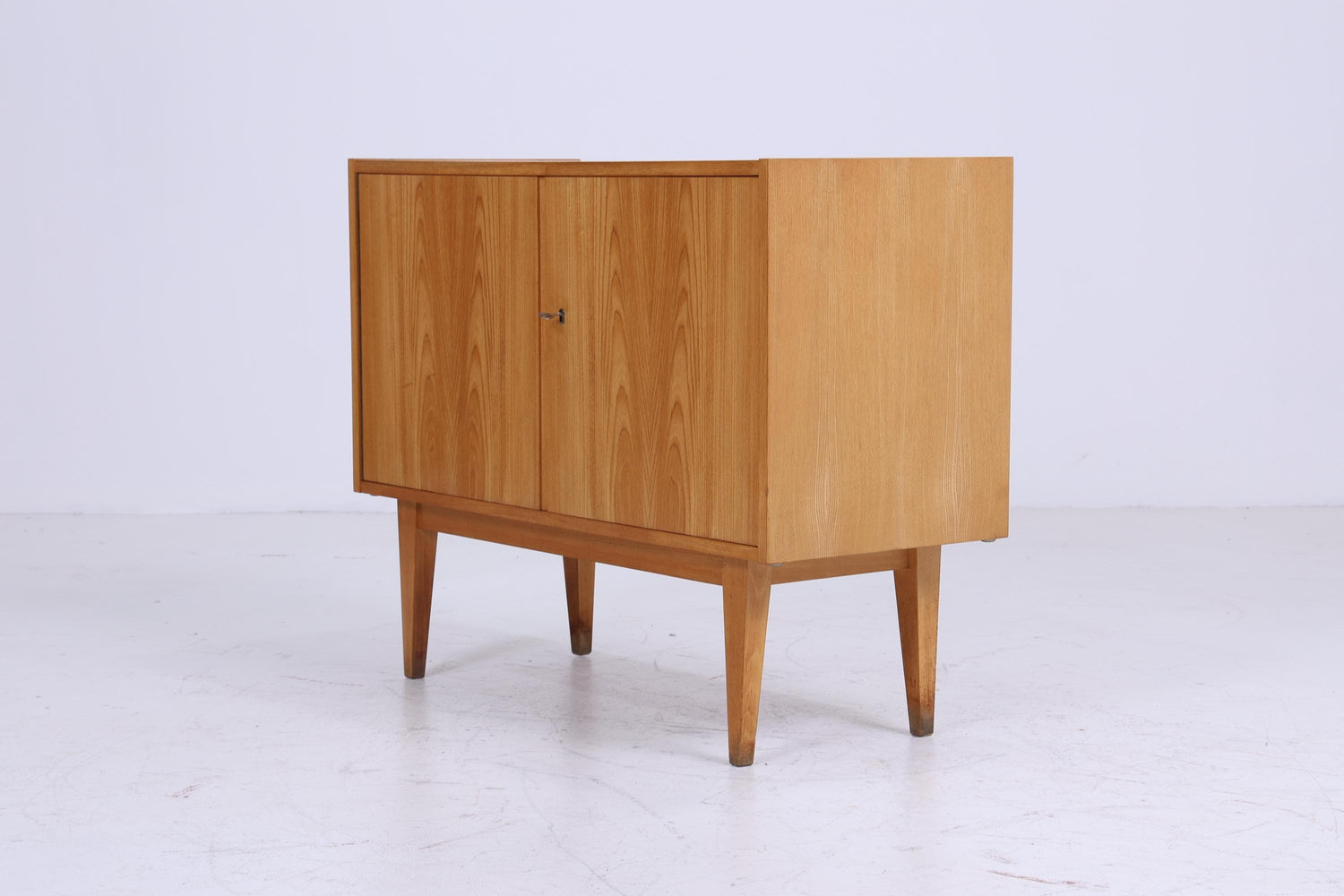 Hellerau 602 | A Kommode 60er Jahre | Mid Century Flur Schrank Vintage Aufbewahrung Retro 70er Senesche Holz Franz Ehrlich