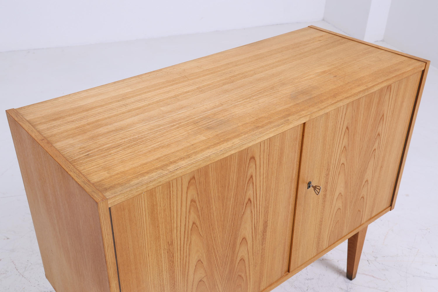 Hellerau 602 | A Kommode 60er Jahre | Mid Century Flur Schrank Vintage Aufbewahrung Retro 70er Senesche Holz Franz Ehrlich