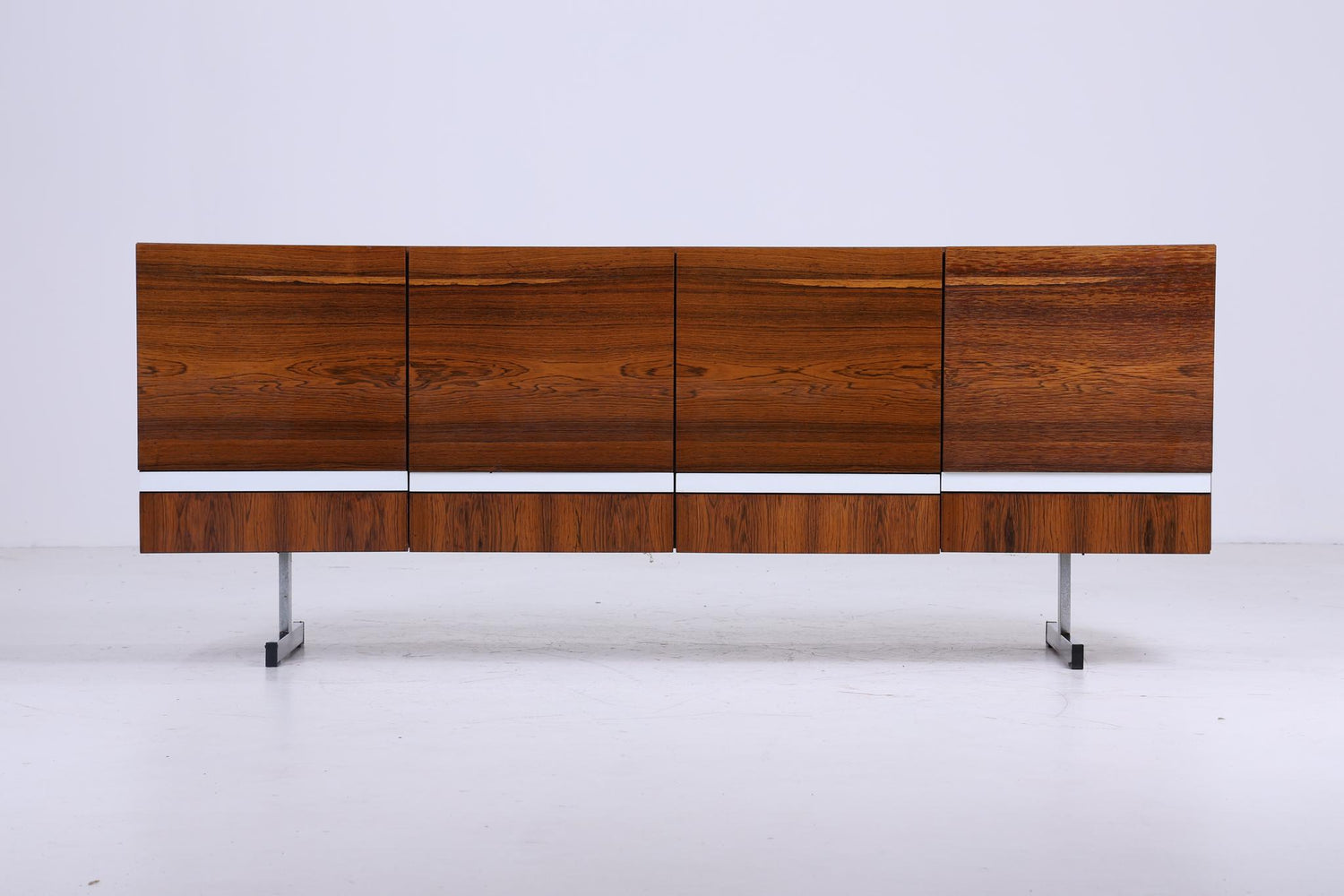 Vintage Sideboard 60er Jahre | Mid Century Schubladen Anrichte Palisander Holz Aufbewahrung