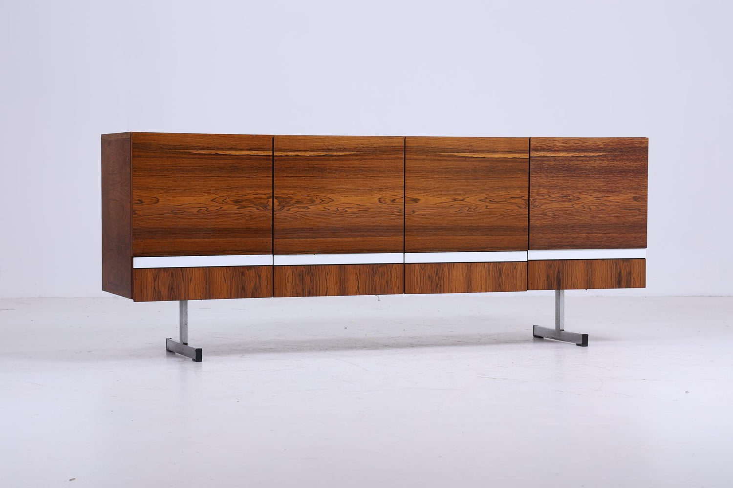 Vintage Sideboard 60er Jahre | Mid Century Schubladen Anrichte Palisander Holz Aufbewahrung