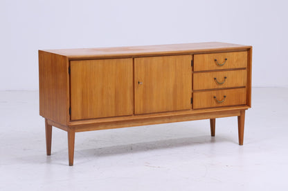 Vintage Sideboard 60er Jahre | Mid Century TV Board mit Schubladen Kommode Retro Holz Aufbewahrung