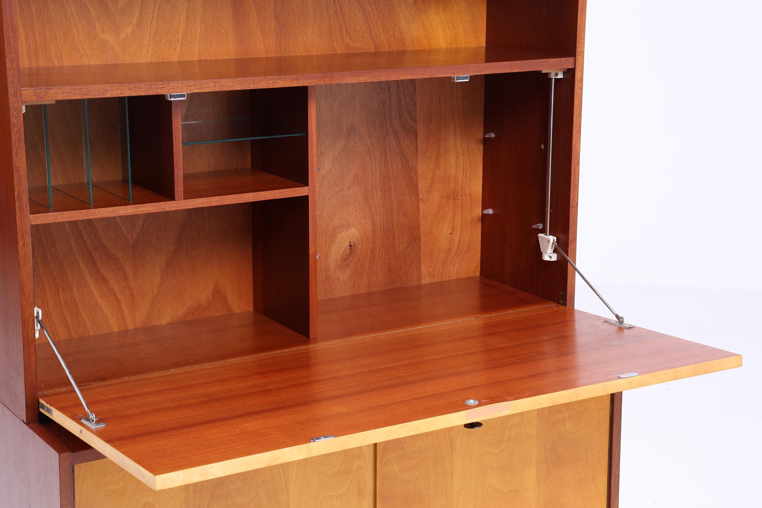 Vintage Sekretär 60er Jahre | Mid Century Schrank Holz Aufbewahrung