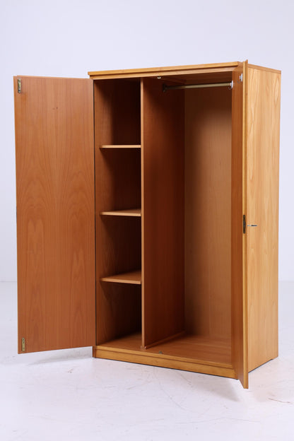 Schmaler WKS Kleiderschrank | Mid Century Wäscheschrank | 60er Jahre Vintage Schrank