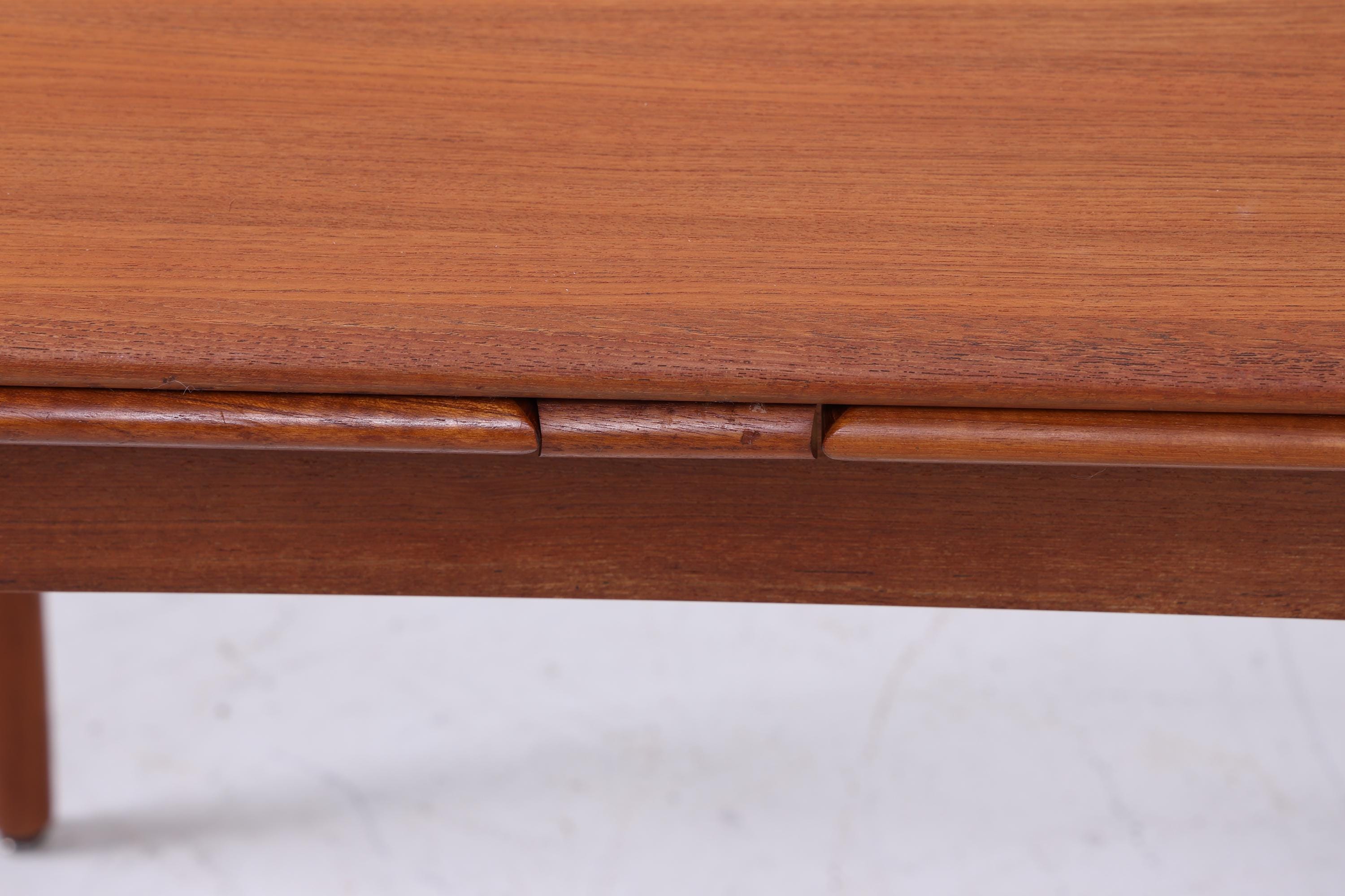 Vintage Teak Küchentisch | Mid Century Esstisch Ausziehbarer Tisch 60er