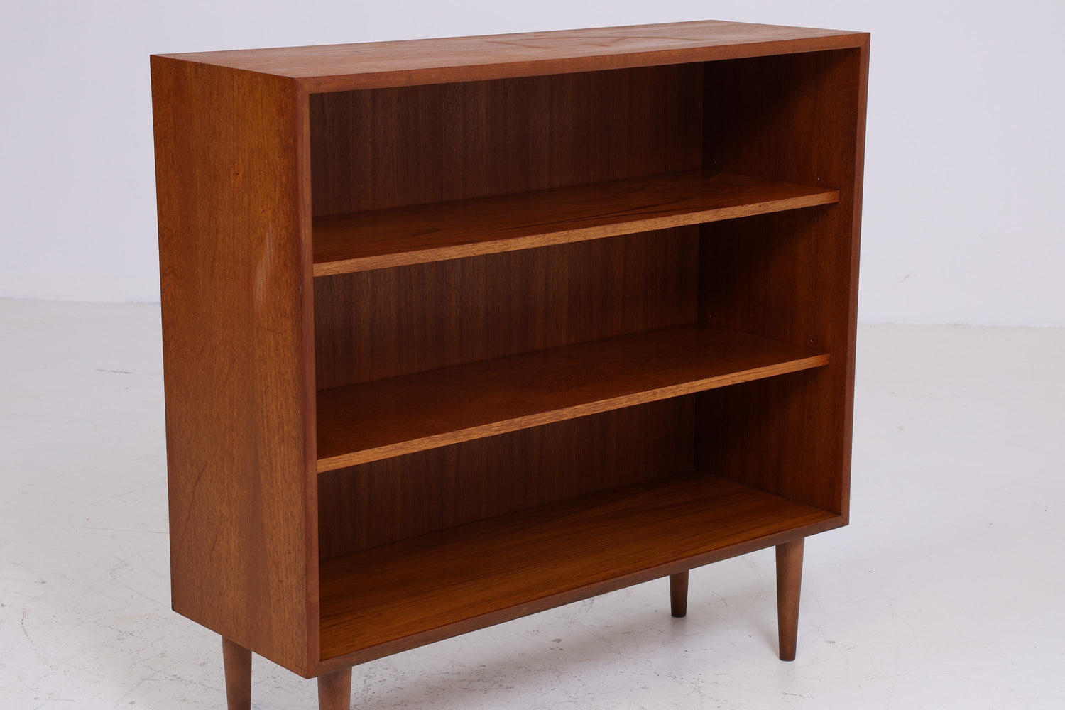 Offene Vintage WK Teak Kommode | Mid Century Schrank 60er | Vintage Flur Aufbewahrung Retro Holz