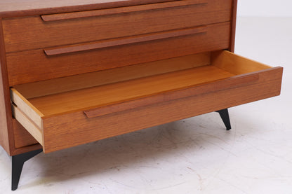 Vintage Teak Schubladen Kommode 60er | Mid Century WK Schrank | Vintage Flur Aufbewahrung Retro Holz