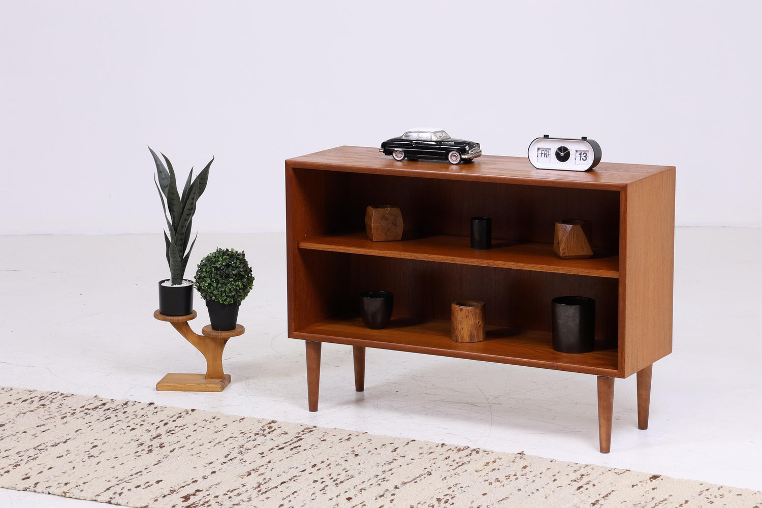 WK Möbel Teak Kommode 60er | Mid Century Schrank Vintage Flur Aufbewahrung Retro Holz