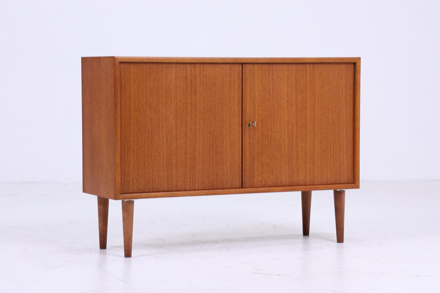 Schmale WK Teak Kommode | Mid Century Schrank  | Vintage Kommode Retro 60er Flur Holz