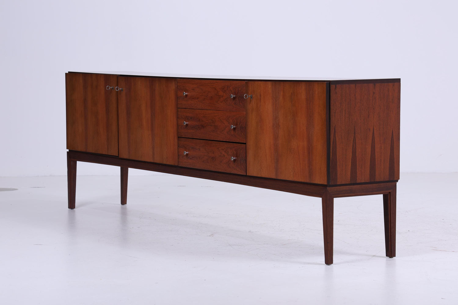 Palisander Palette Sideboard 60er Jahre | Mid Century Vintage Schubladen Schrank Retro Holz Aufbewahrung