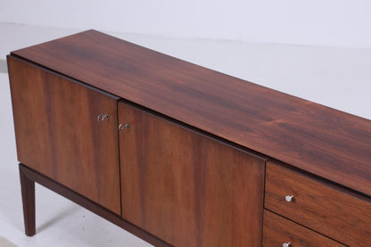 Palisander Palette Sideboard 60er Jahre | Mid Century Vintage Schubladen Schrank Retro Holz Aufbewahrung