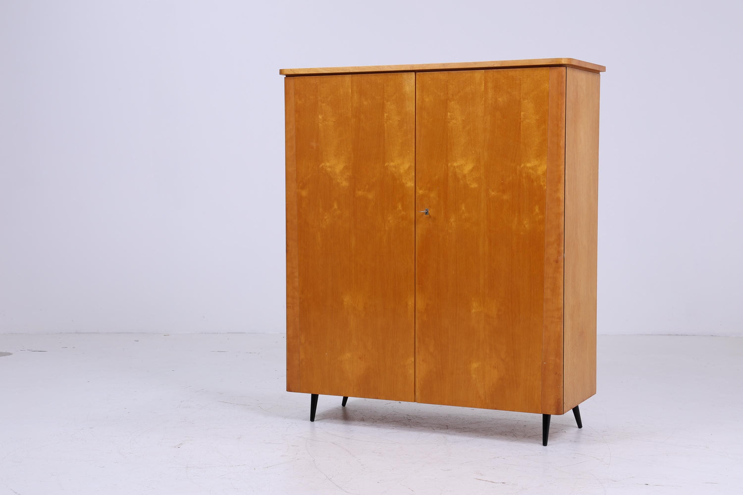 Klassischer Vintage Schrank 60er Jahre | Mid Century Wäscheschrank Schubladen Fächerschrank Retro