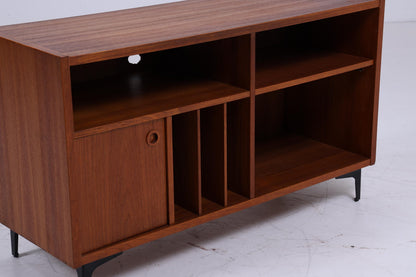 Teak Media / Phono Sideboard 60er Jahre | Mid Century Regal | Vintage Kommode Retro Holz