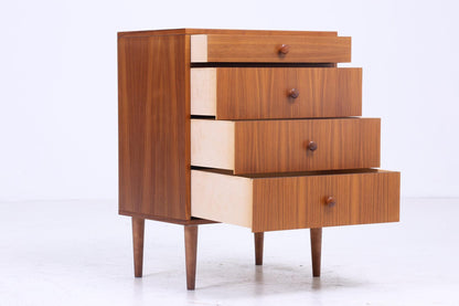 Schmale Vintage Schubladen Kommode | Mid Century Schubladen Schrank Retro Büroschrank Aufbewahrung  Holz