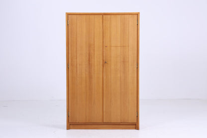 WKS Vintage Kleiderschrank | Mid Century Wäscheschrank | Holz Aufbewahrung Retro 60er