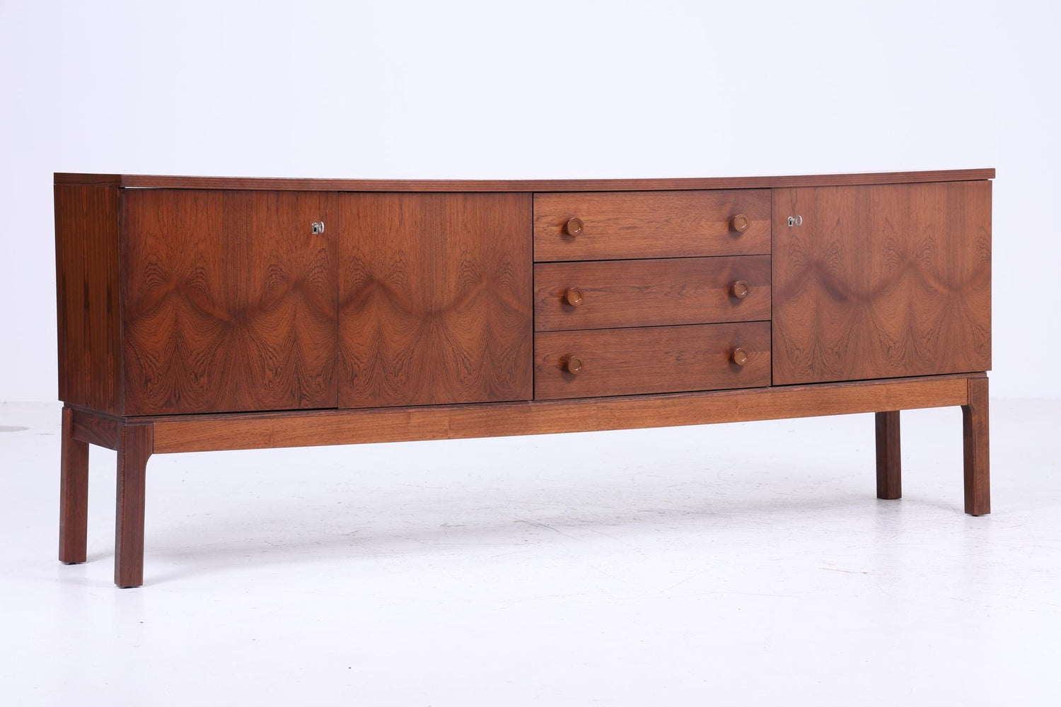 Palette Palisander Sideboard 60er Jahre | Mid Century Vintage Schubladen Schrank Retro Holz Aufbewahrung