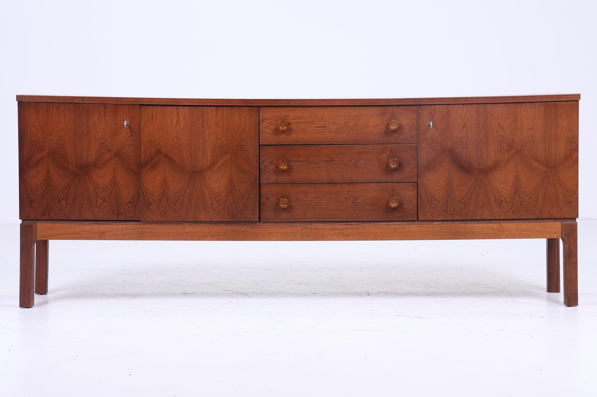 Palette Palisander Sideboard 60er Jahre | Mid Century Vintage Schubladen Schrank Retro Holz Aufbewahrung