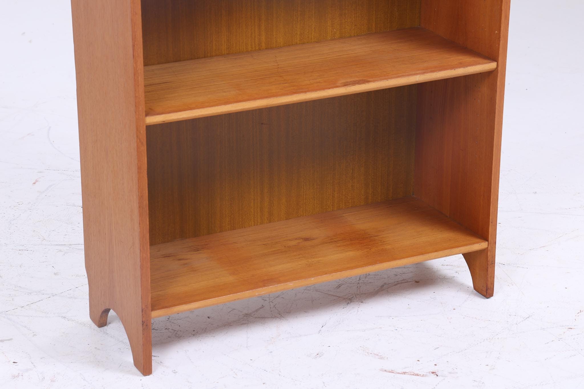 Vintage Teak Bücherregal | Mid Century Regal | 60er Retro Aufbewahrung 2/2