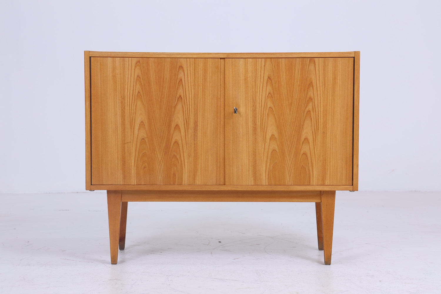 Hellerau 602 | A Kommode 60er Jahre | Mid Century Flur Schrank Vintage Aufbewahrung Retro 70er Senesche Holz Franz Ehrlich