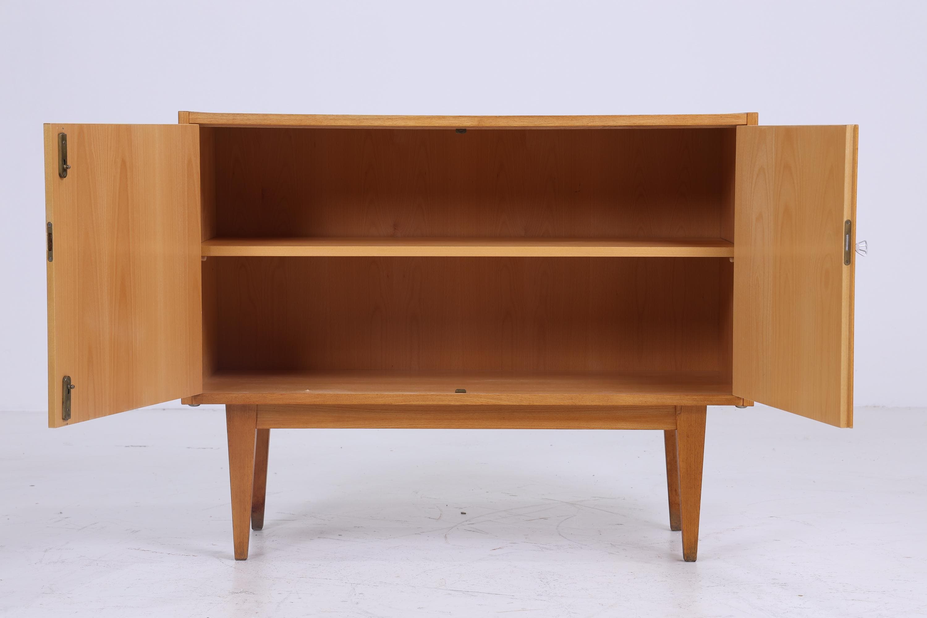 Hellerau 602 | A Kommode 60er Jahre | Mid Century Flur Schrank Vintage Aufbewahrung Retro 70er Senesche Holz Franz Ehrlich