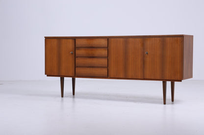 Vintage Sideboard 60er Jahre | Mid Century Schubladen Anrichte Holz Aufbewahrung