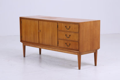 Vintage Sideboard 60er Jahre | Mid Century TV Board mit Schubladen Kommode Retro Holz Aufbewahrung