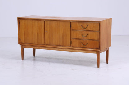 Vintage Sideboard 60er Jahre | Mid Century TV Board mit Schubladen Kommode Retro Holz Aufbewahrung