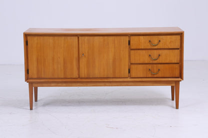 Vintage Sideboard 60er Jahre | Mid Century TV Board mit Schubladen Kommode Retro Holz Aufbewahrung