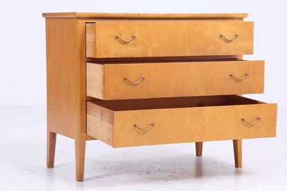 Vintage Schubladen Kommode aus Birkenholz | Mid Century Schubladen Schrank | Holz Aufbewahrung