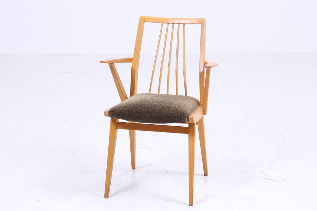 ❌SALE❌ Vintage Holz Stühle mit Armlehne von Casala | Mid Century Stuhl Streben Esszimmerstühle Vintage Retro 60er