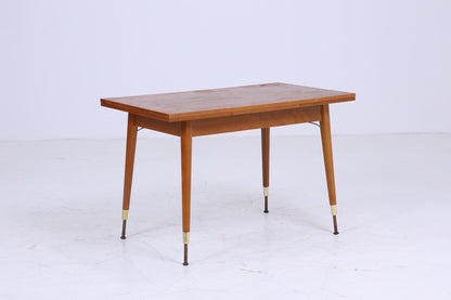 Vintage Kurbeltisch 60er Jahre | Mid Century ausziehbarer Esstisch Couchtisch Tisch Retro 70er Wohnzimmertisch Holz