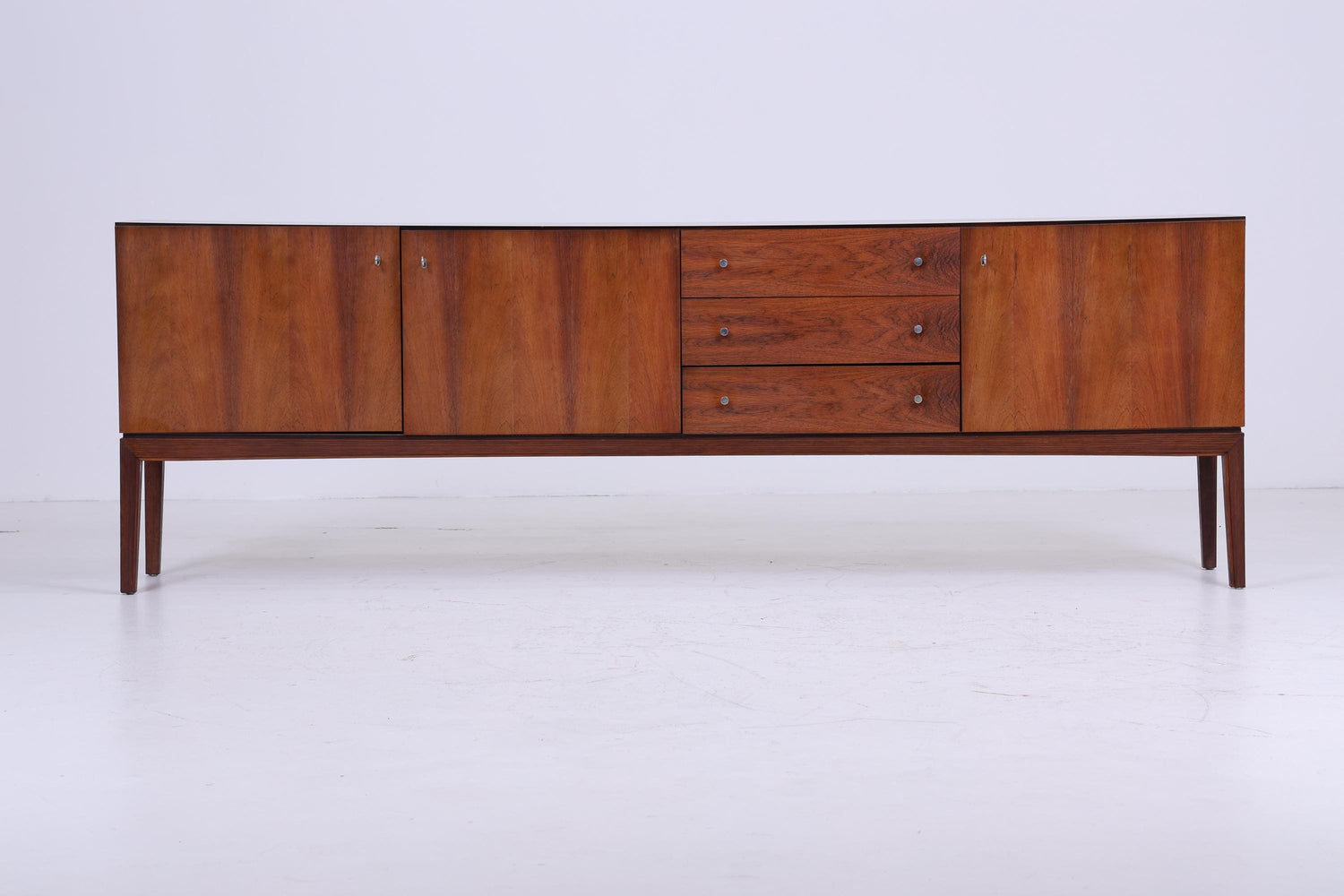 Palisander Palette Sideboard 60er Jahre | Mid Century Vintage Schubladen Schrank Retro Holz Aufbewahrung