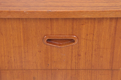 Vintage Teak Schubladen Kommode 60er Jahre | Mid Century Schrank Retro Holz Aufbewahrung