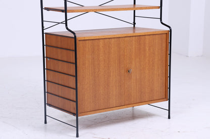 Vintage modular Teak Bücherregal von WHB - Mid Century Regalwand Sting Regalsystem Aufbewahrung 60er Designed by Erik Wörtz for IKEA