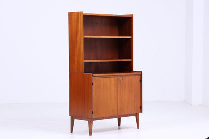 Vintage Regal 60er Jahre | Mid Century Mahagoni Bücherregal Schreibtisch Sekretär Retro Holz Aufbewahrung