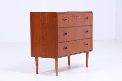 Wundervolle Teak Mid Century Kommode | Vintage Schubladen Schrank Holz Aufbewahrung