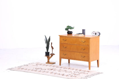 Vintage Schubladen Kommode aus Birkenholz | Mid Century Schubladen Schrank | Holz Aufbewahrung