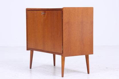 Vintage Teak Kommode | Mid Century Schrank  | Vintage Kommode Retro Schuhschrank Flur Holz