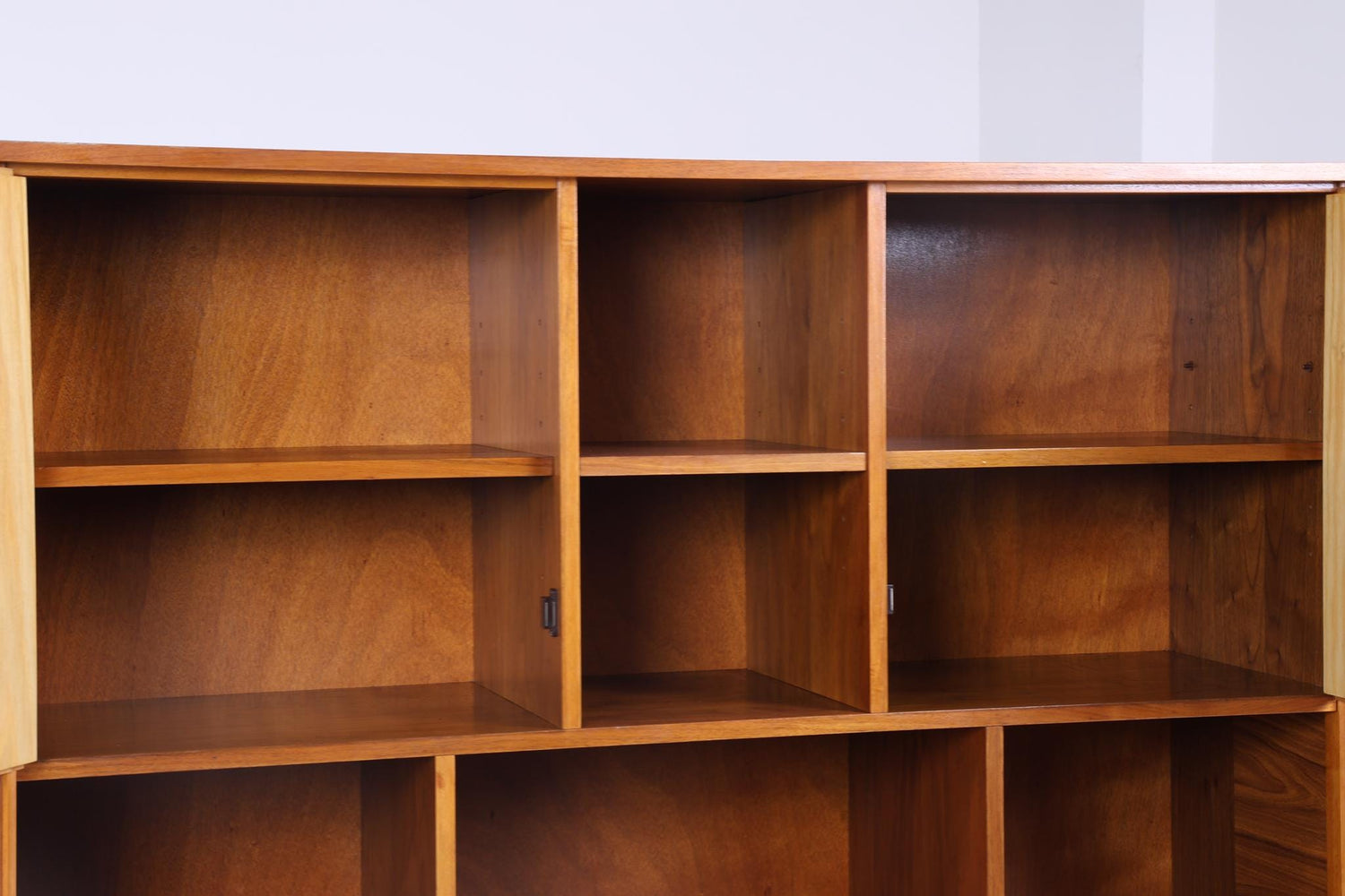 XXL Vintage Regal 60er Jahre | Mid Century Bücherregal Großer Retro Schrank Holz Aufbewahrung