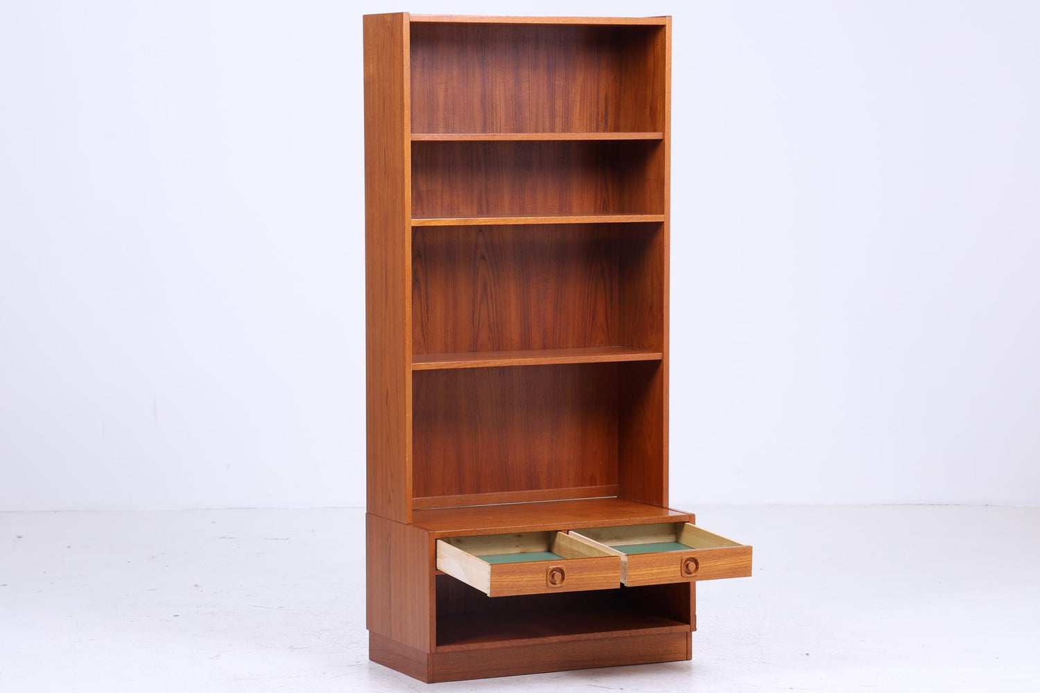 Vintage Teak Bücherregal 60er Jahre | Retro Regal | Mid Century Holz Aufbewahrung