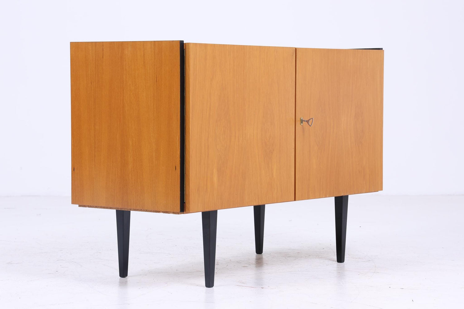 Wunderschöne Vintage Kommode 60er | Mid Century Schrank | Kleines Sideboard Retro Holz Aufbewahrung 1/2