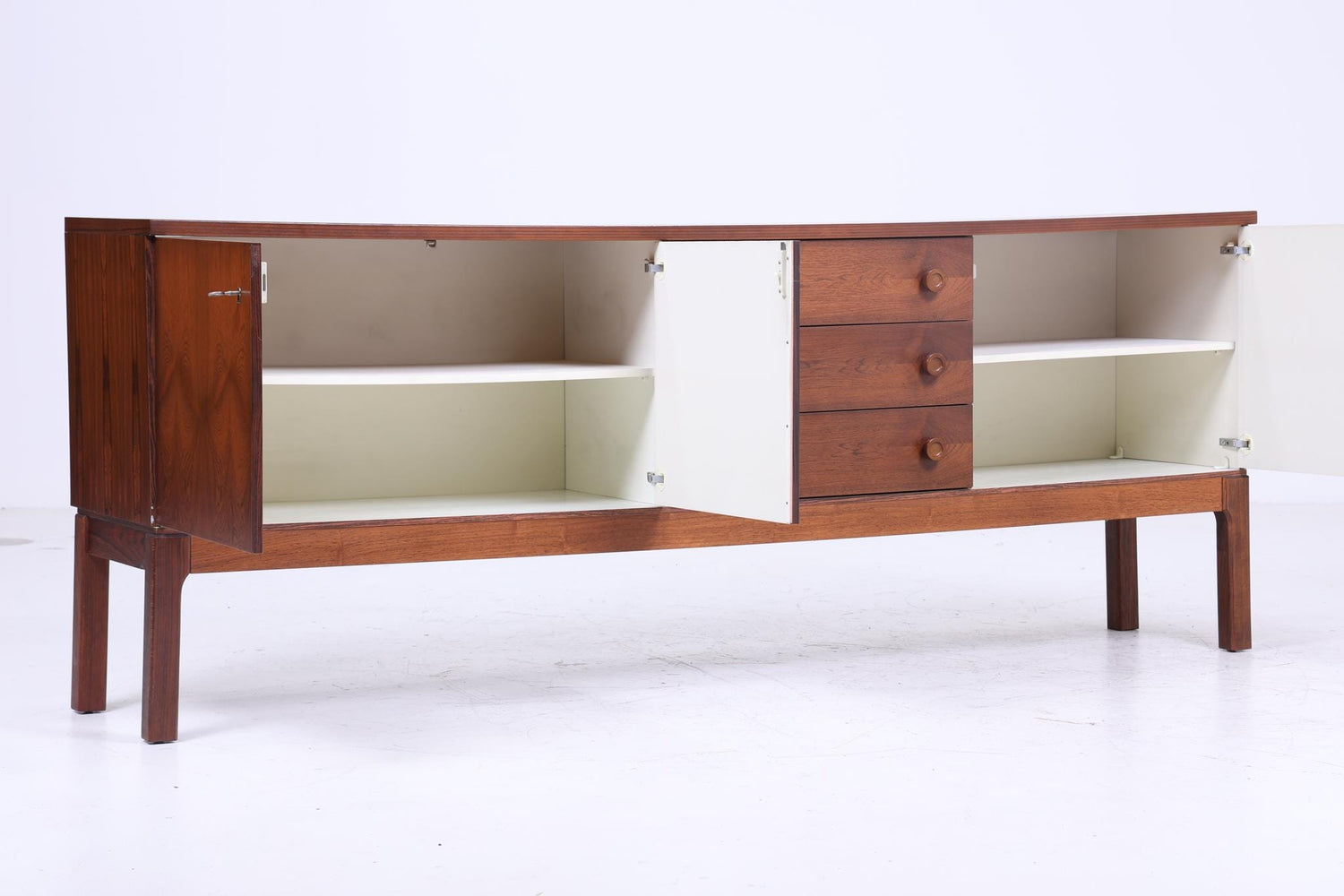 Palette Palisander Sideboard 60er Jahre | Mid Century Vintage Schubladen Schrank Retro Holz Aufbewahrung