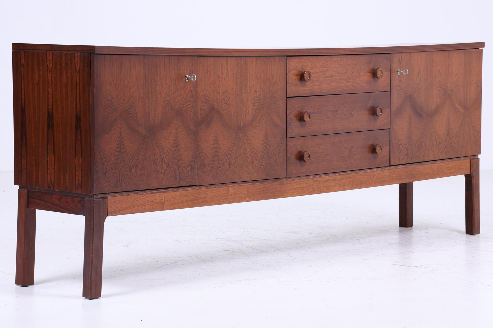 Palette Palisander Sideboard 60er Jahre | Mid Century Vintage Schubladen Schrank Retro Holz Aufbewahrung