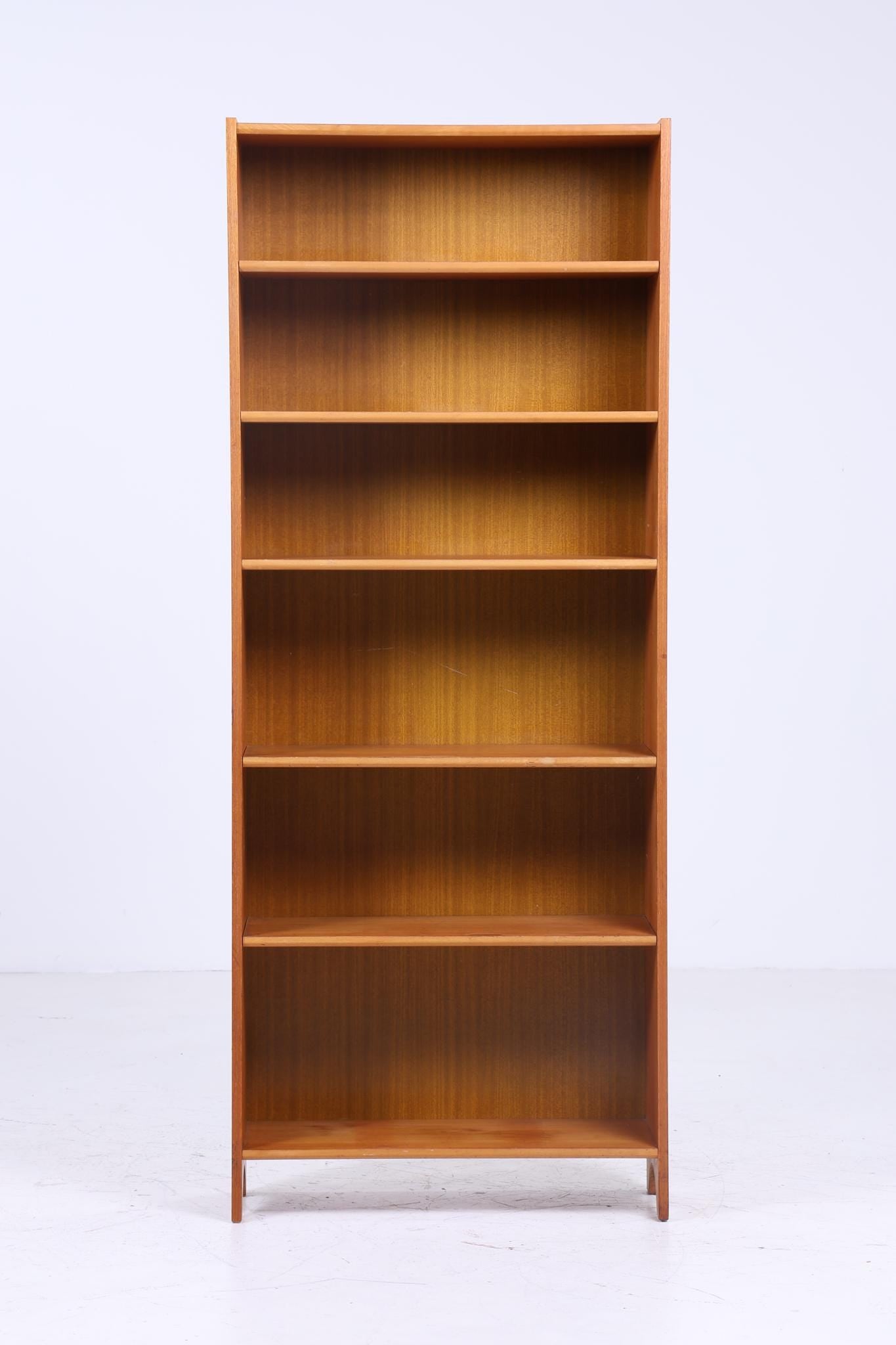 Vintage Teak Bücherregal | Mid Century Regal | 60er Retro Aufbewahrung 2/2