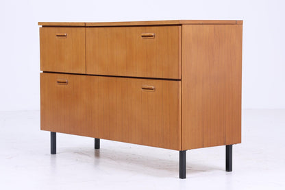 Zeitlose Vintage Kommode 60er | Mid Century Bar Musik Schrank Vintage Flur Aufbewahrung