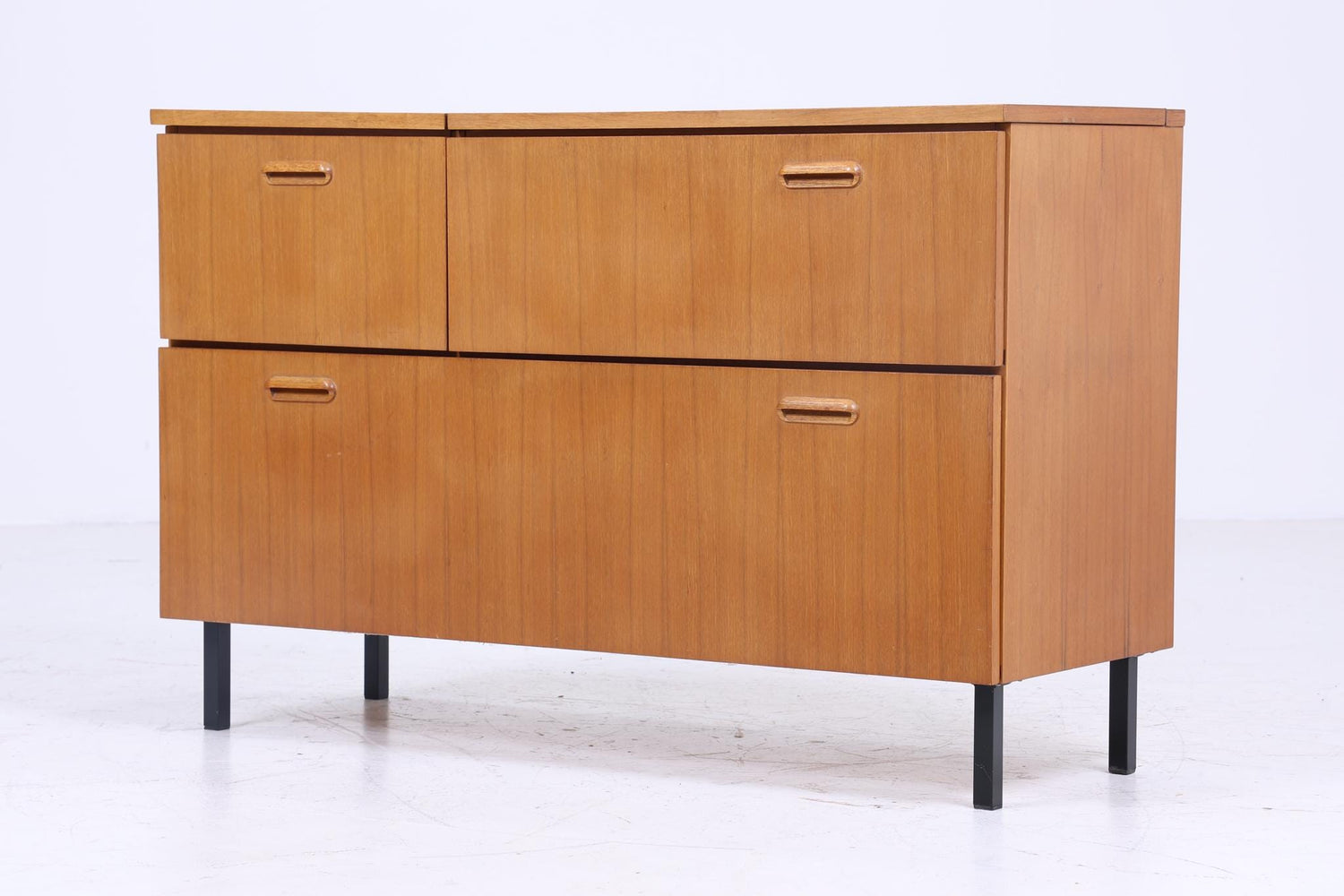 Zeitlose Vintage Kommode 60er | Mid Century Bar Musik Schrank Vintage Flur Aufbewahrung