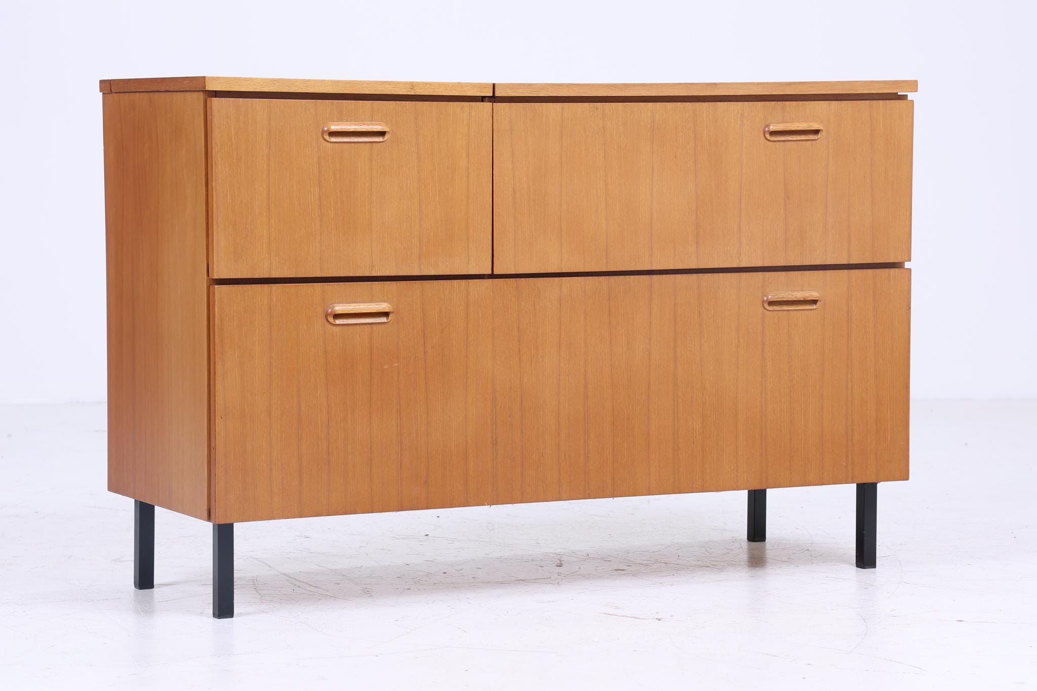 Zeitlose Vintage Kommode 60er | Mid Century Bar Musik Schrank Vintage Flur Aufbewahrung