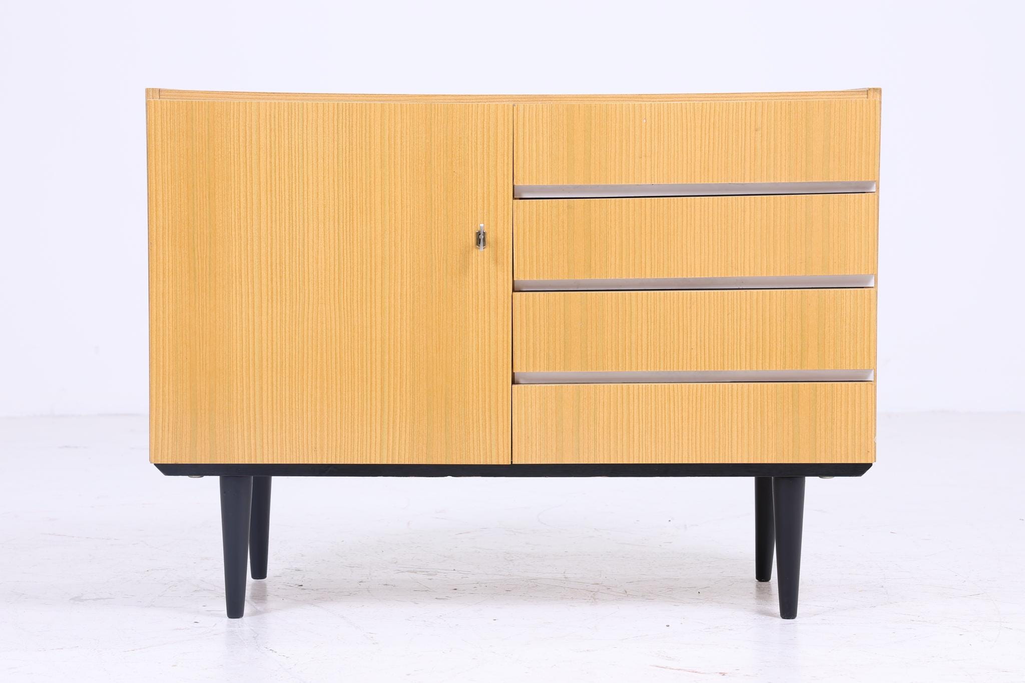 Wunderschöne Vintage Kommode | Mid Century Schrank | Kleines Sideboard Retro Dekoholz Aufbewahrung 70er